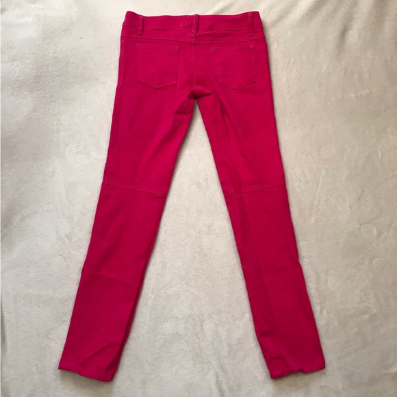 Vintage LIP SERVICE hot pink skinny jeans low rise stretchy denim - Picture 3 of 9